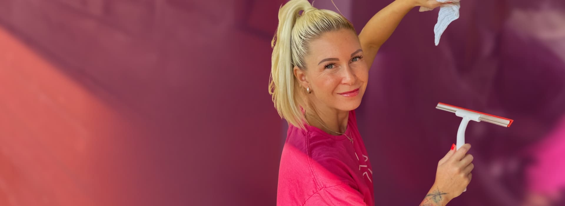 Růžový zajíc – úklid: slide 2